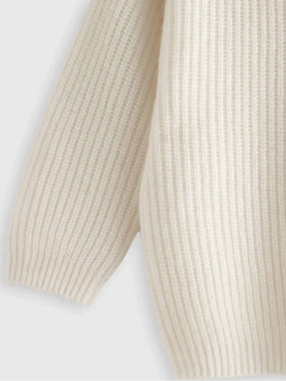 Quince Baby 100% Cashmere Fisherman Sweater 12-18M NWOT